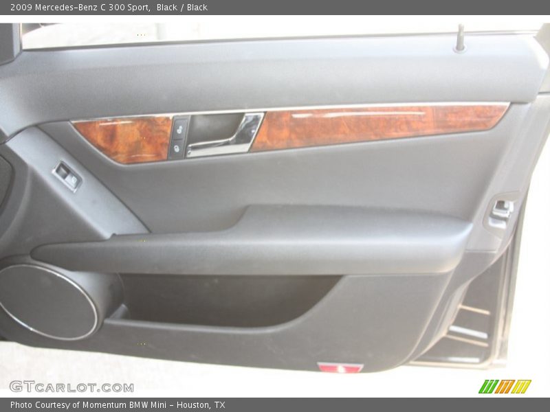 Black / Black 2009 Mercedes-Benz C 300 Sport