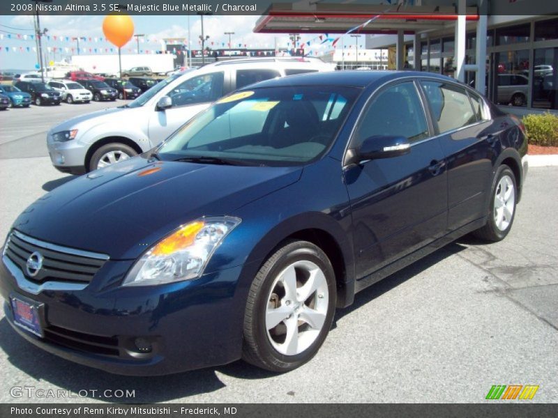 Majestic Blue Metallic / Charcoal 2008 Nissan Altima 3.5 SE