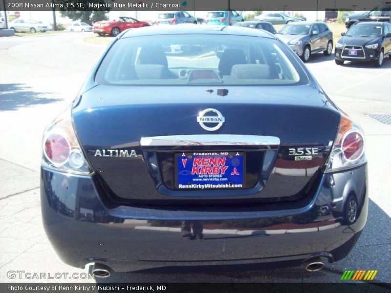 Majestic Blue Metallic / Charcoal 2008 Nissan Altima 3.5 SE