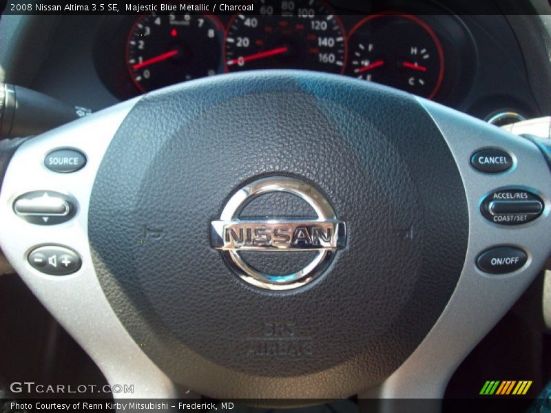 Majestic Blue Metallic / Charcoal 2008 Nissan Altima 3.5 SE