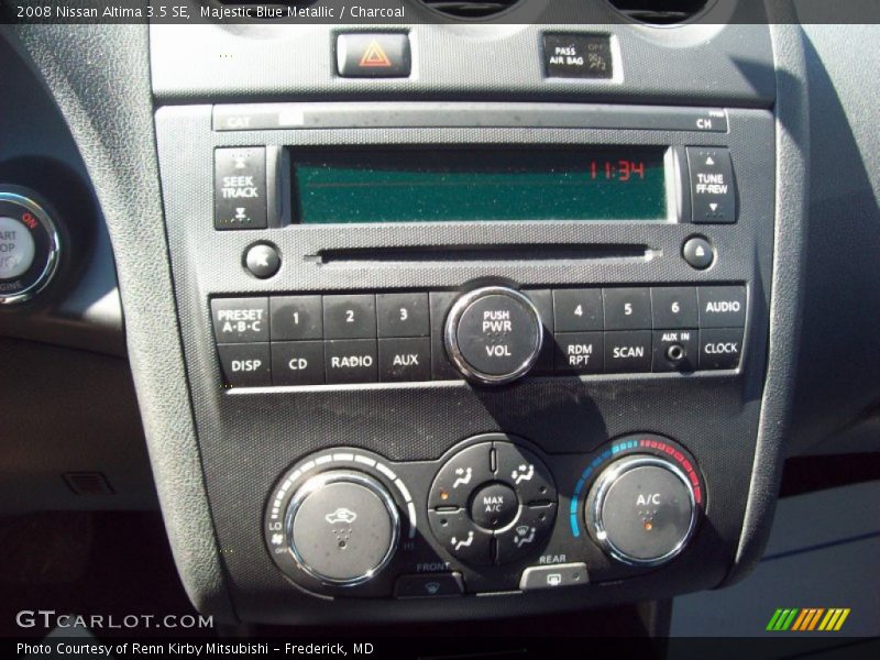 Majestic Blue Metallic / Charcoal 2008 Nissan Altima 3.5 SE