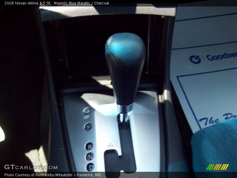 Majestic Blue Metallic / Charcoal 2008 Nissan Altima 3.5 SE