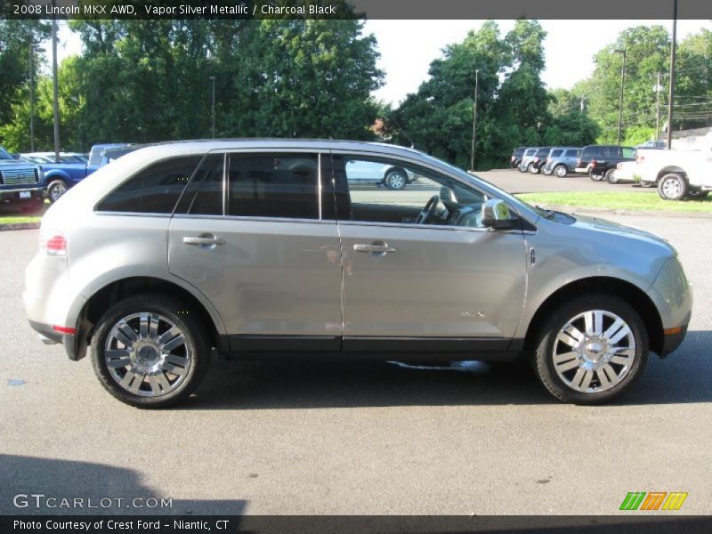 Vapor Silver Metallic / Charcoal Black 2008 Lincoln MKX AWD