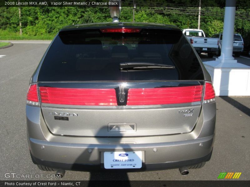 Vapor Silver Metallic / Charcoal Black 2008 Lincoln MKX AWD