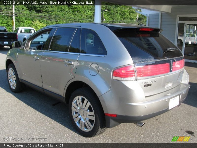 Vapor Silver Metallic / Charcoal Black 2008 Lincoln MKX AWD