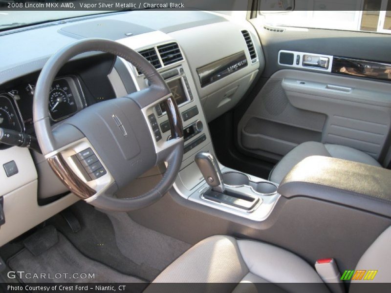 Vapor Silver Metallic / Charcoal Black 2008 Lincoln MKX AWD