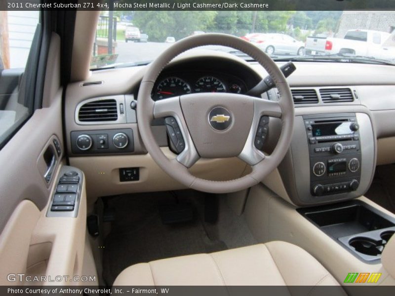 Mocha Steel Metallic / Light Cashmere/Dark Cashmere 2011 Chevrolet Suburban Z71 4x4