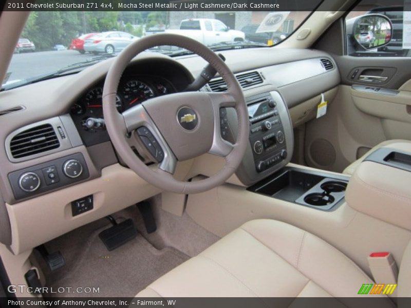 Mocha Steel Metallic / Light Cashmere/Dark Cashmere 2011 Chevrolet Suburban Z71 4x4