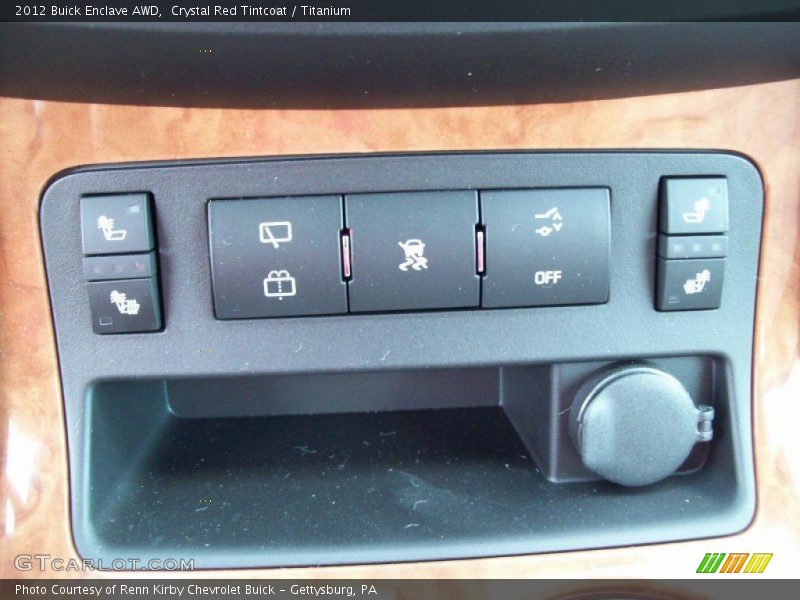 Controls of 2012 Enclave AWD