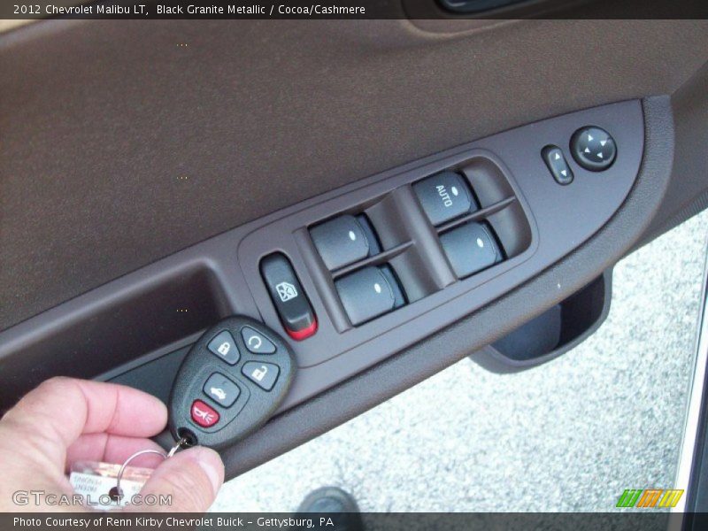 Black Granite Metallic / Cocoa/Cashmere 2012 Chevrolet Malibu LT