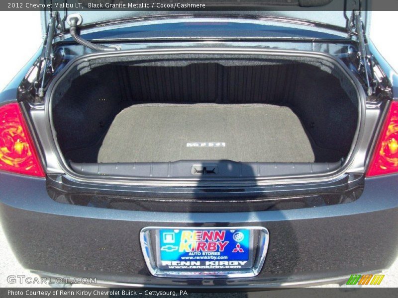Black Granite Metallic / Cocoa/Cashmere 2012 Chevrolet Malibu LT