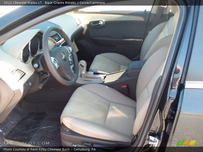  2012 Malibu LT Cocoa/Cashmere Interior