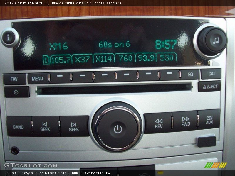 Audio System of 2012 Malibu LT