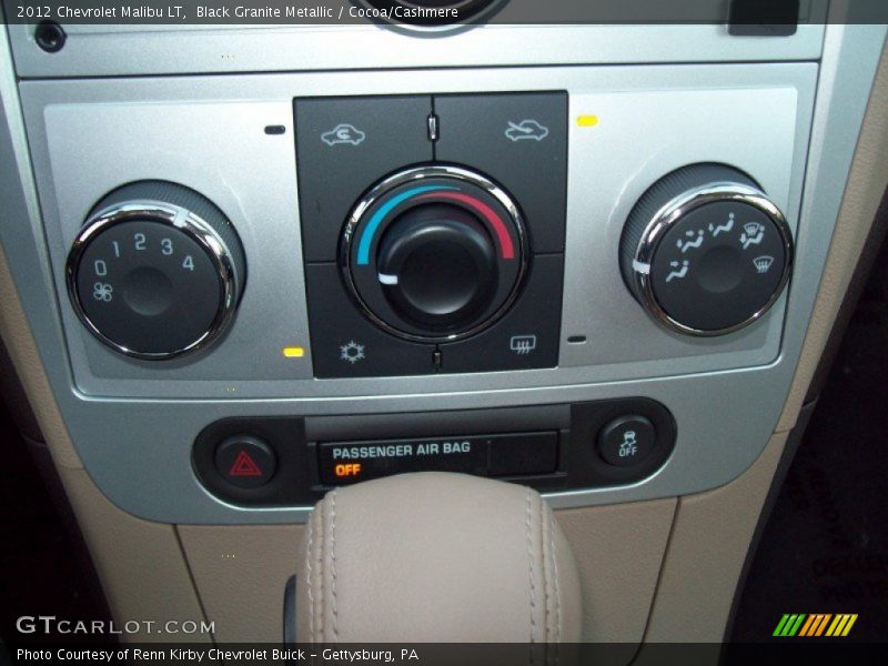 Controls of 2012 Malibu LT
