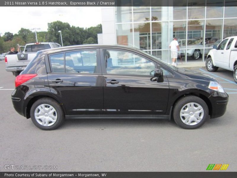 Espresso Black / Charcoal 2011 Nissan Versa 1.8 S Hatchback