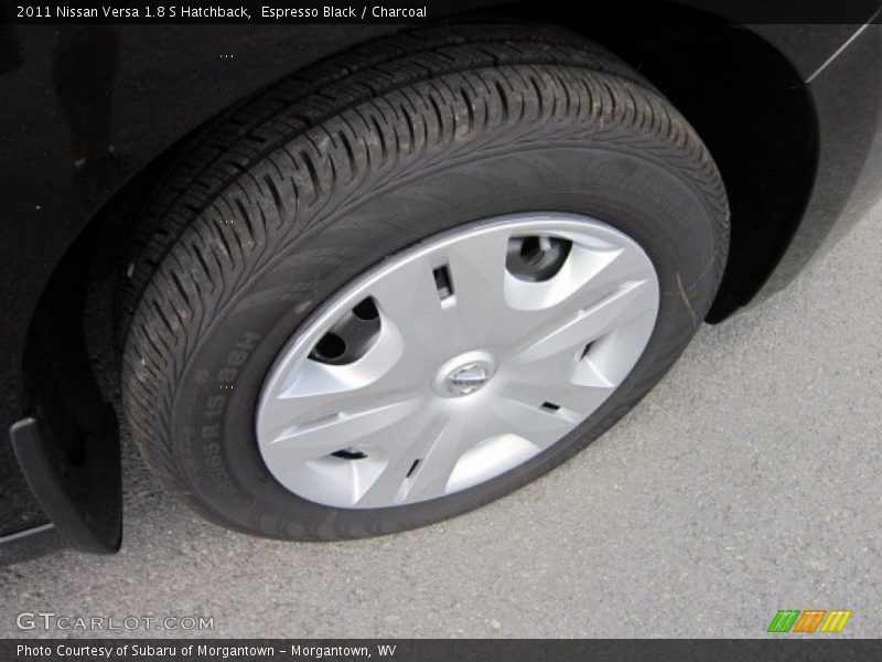 Espresso Black / Charcoal 2011 Nissan Versa 1.8 S Hatchback