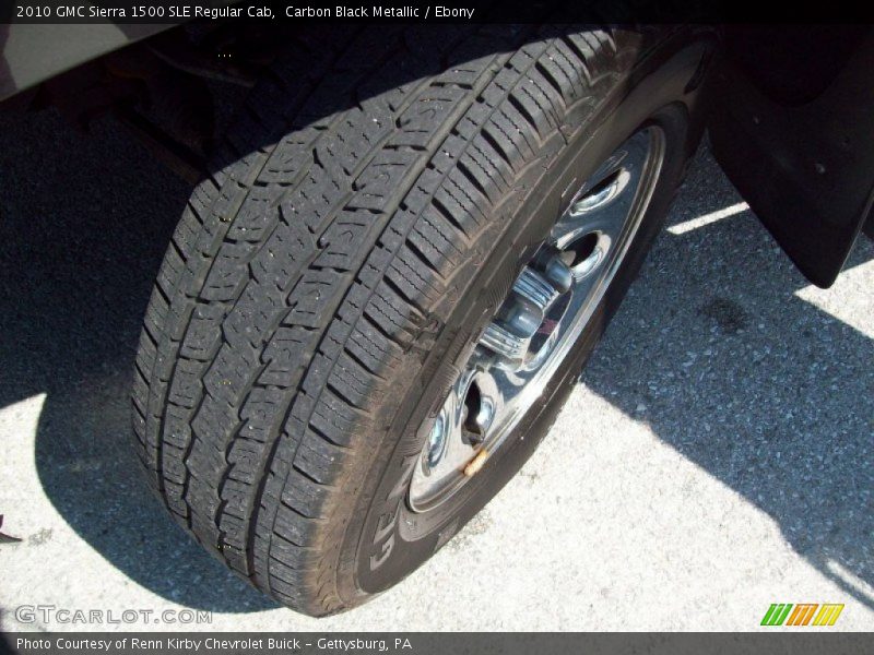 Carbon Black Metallic / Ebony 2010 GMC Sierra 1500 SLE Regular Cab