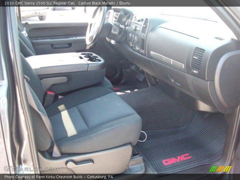 Carbon Black Metallic / Ebony 2010 GMC Sierra 1500 SLE Regular Cab