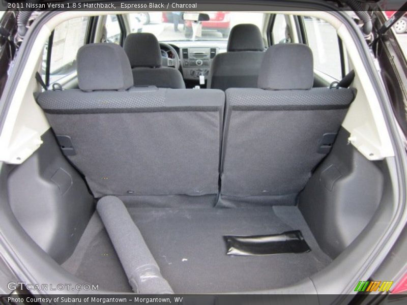 Espresso Black / Charcoal 2011 Nissan Versa 1.8 S Hatchback