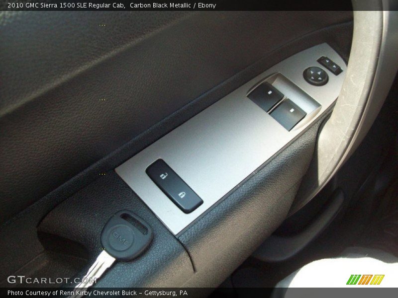 Carbon Black Metallic / Ebony 2010 GMC Sierra 1500 SLE Regular Cab