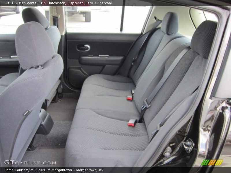 Espresso Black / Charcoal 2011 Nissan Versa 1.8 S Hatchback