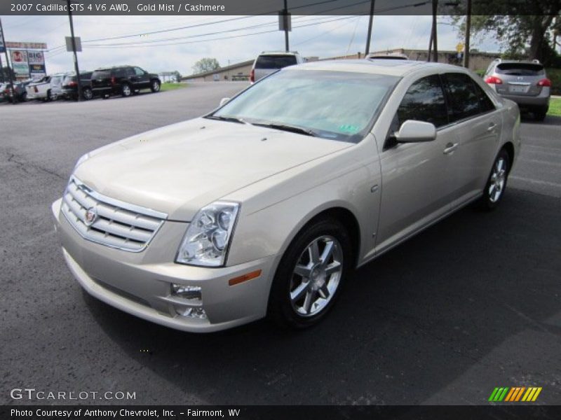 Gold Mist / Cashmere 2007 Cadillac STS 4 V6 AWD