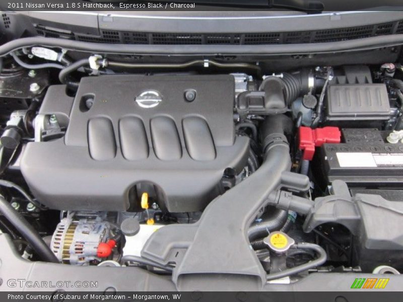 Espresso Black / Charcoal 2011 Nissan Versa 1.8 S Hatchback