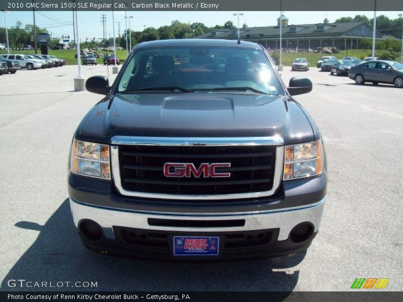 Carbon Black Metallic / Ebony 2010 GMC Sierra 1500 SLE Regular Cab