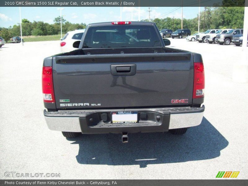 Carbon Black Metallic / Ebony 2010 GMC Sierra 1500 SLE Regular Cab