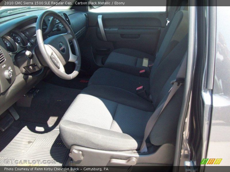 Carbon Black Metallic / Ebony 2010 GMC Sierra 1500 SLE Regular Cab