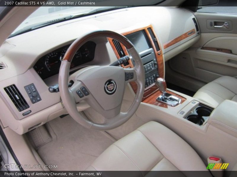Gold Mist / Cashmere 2007 Cadillac STS 4 V6 AWD