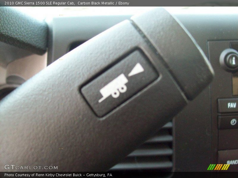 Carbon Black Metallic / Ebony 2010 GMC Sierra 1500 SLE Regular Cab