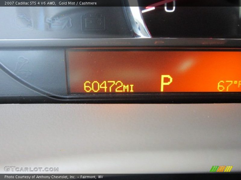 Gold Mist / Cashmere 2007 Cadillac STS 4 V6 AWD