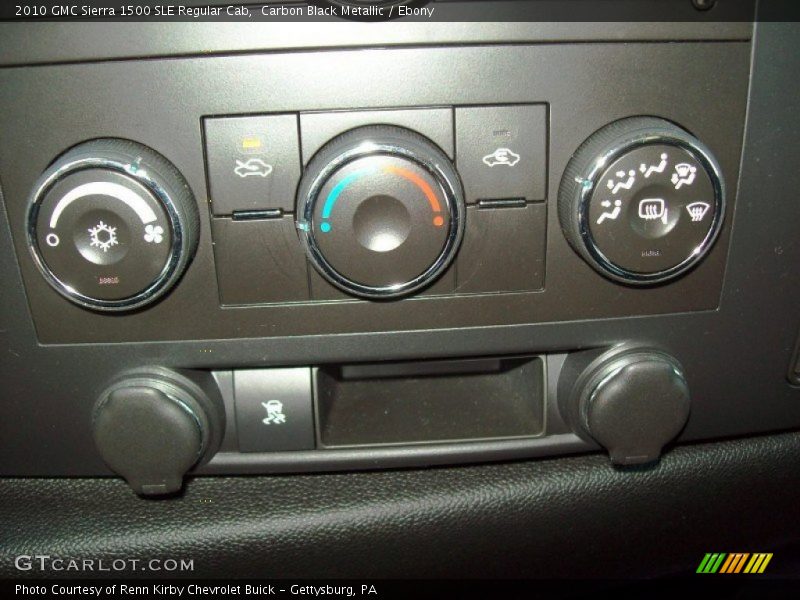 Carbon Black Metallic / Ebony 2010 GMC Sierra 1500 SLE Regular Cab