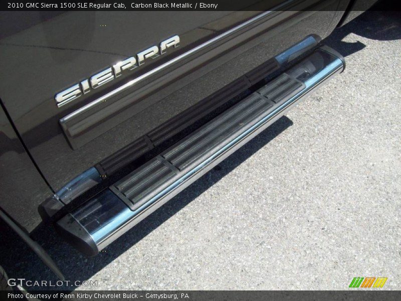 Carbon Black Metallic / Ebony 2010 GMC Sierra 1500 SLE Regular Cab