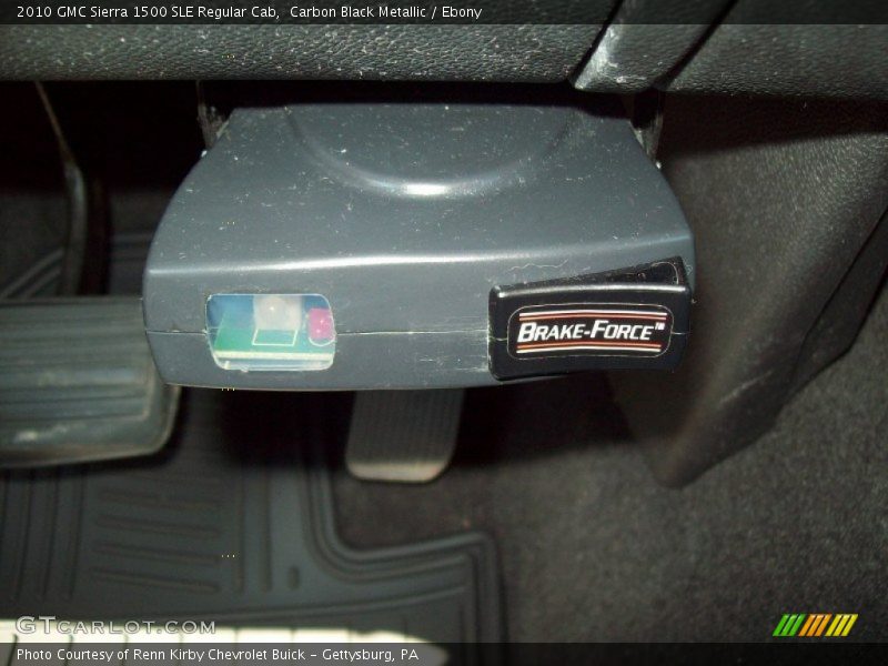 Carbon Black Metallic / Ebony 2010 GMC Sierra 1500 SLE Regular Cab