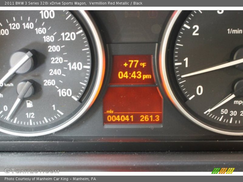 Vermillion Red Metallic / Black 2011 BMW 3 Series 328i xDrive Sports Wagon