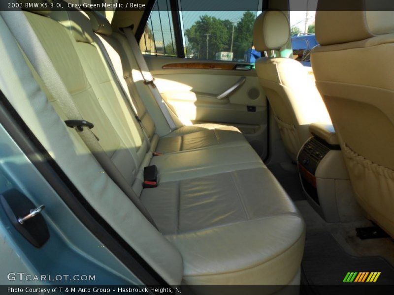 Gray Green Metallic / Beige 2002 BMW X5 3.0i