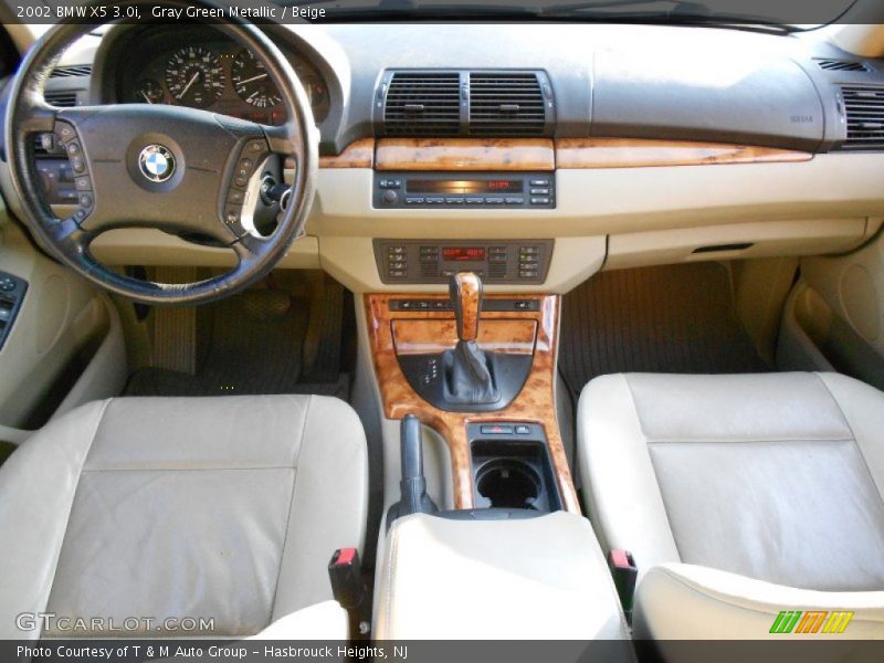 Gray Green Metallic / Beige 2002 BMW X5 3.0i