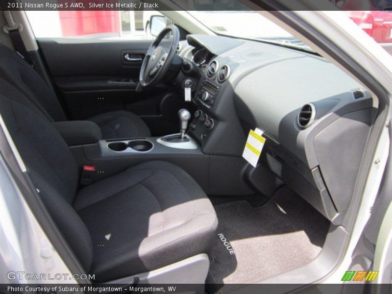 Silver Ice Metallic / Black 2011 Nissan Rogue S AWD
