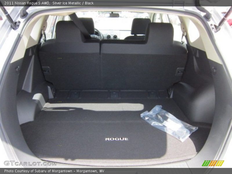 Silver Ice Metallic / Black 2011 Nissan Rogue S AWD