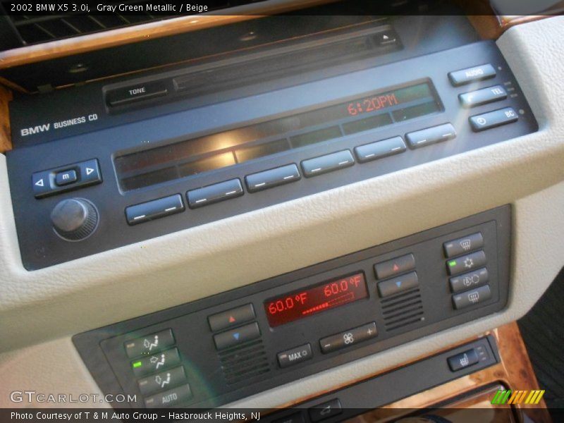 Gray Green Metallic / Beige 2002 BMW X5 3.0i