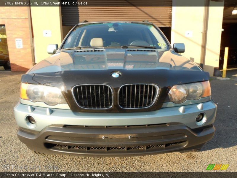 Gray Green Metallic / Beige 2002 BMW X5 3.0i