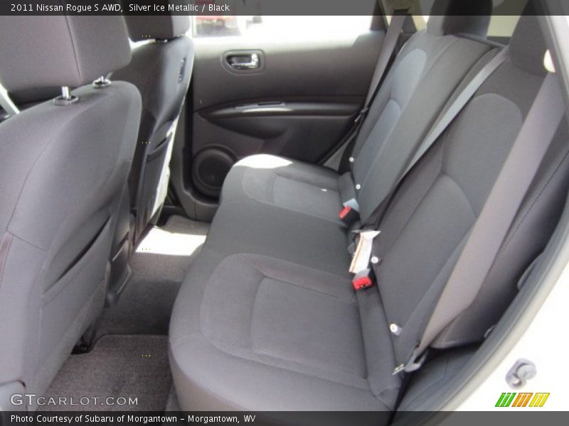 Silver Ice Metallic / Black 2011 Nissan Rogue S AWD