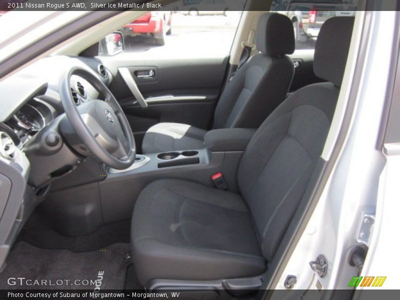 Silver Ice Metallic / Black 2011 Nissan Rogue S AWD
