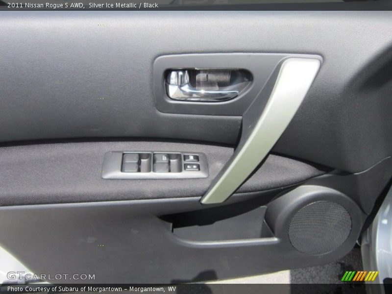 Silver Ice Metallic / Black 2011 Nissan Rogue S AWD