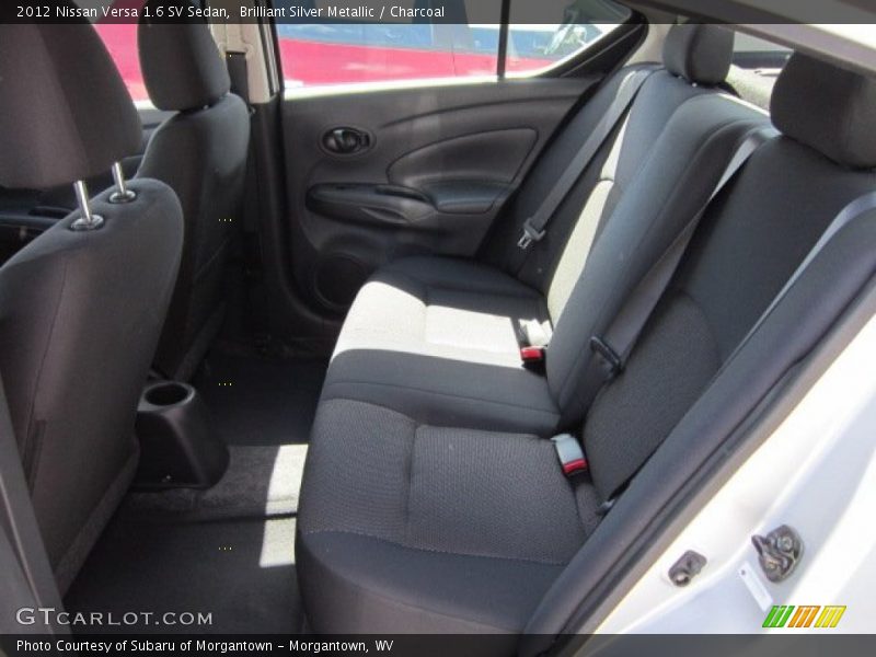 Brilliant Silver Metallic / Charcoal 2012 Nissan Versa 1.6 SV Sedan