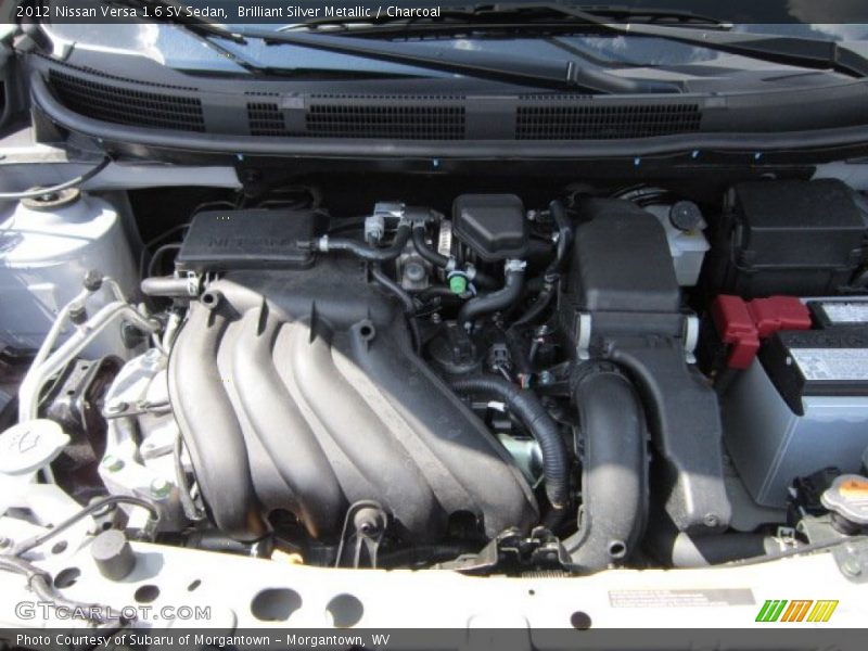  2012 Versa 1.6 SV Sedan Engine - 1.6 Liter DOHC 16-Valve CVTCS 4 Cylinder
