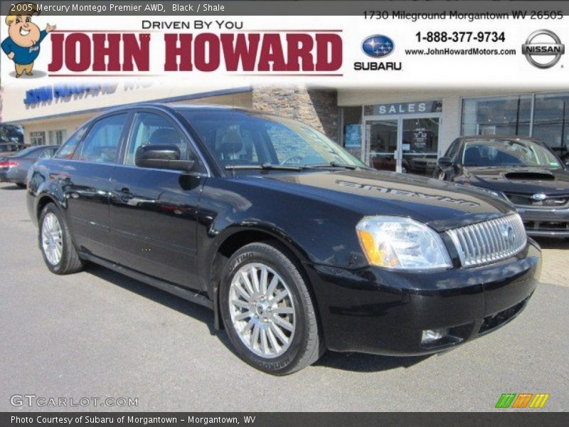 Black / Shale 2005 Mercury Montego Premier AWD