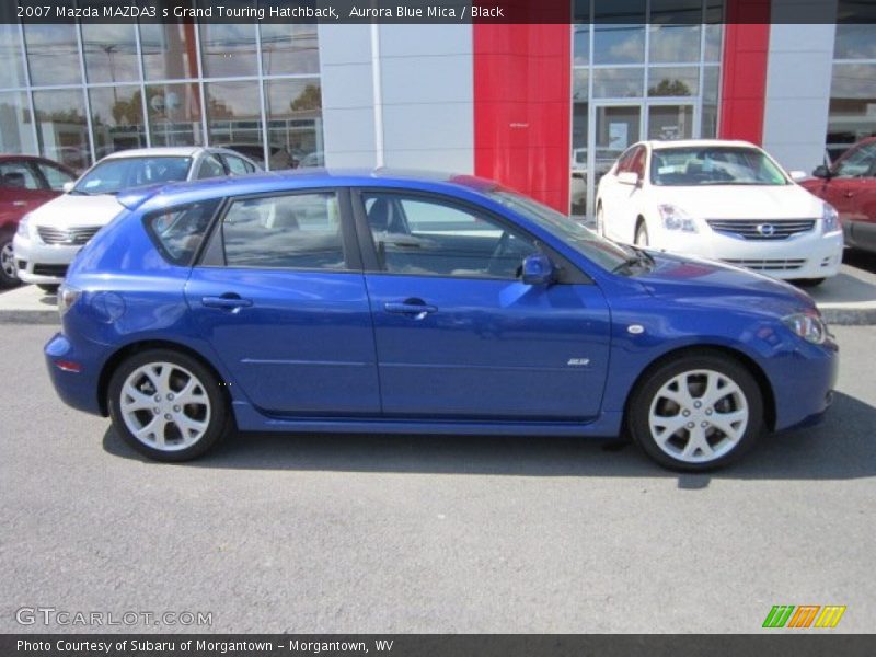  2007 MAZDA3 s Grand Touring Hatchback Aurora Blue Mica